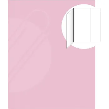 Odkládací mapa s 1 klopou EKO 251 - ružová