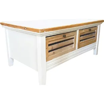 Konferenční stolek Konferenční stolek Blanche 100x60 (Masiv paulovnie a MDF)