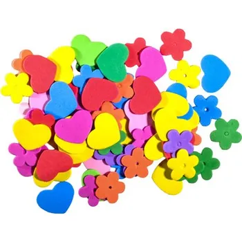 Dekorační pěna mix motiv 120 ks