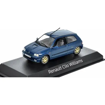 autíčko Renault Clio Williams 1996 1:43 modrá - NOREV Renault Clio Williams - kovový model auta