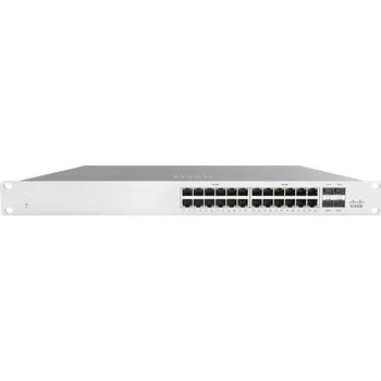 Switch Cisco Meraki MS120-24P-HW Switch, 24× GbE RJ-45, 4× SFP, PoE 802.3af/at 370W, spravovatelný, 56Gbps, 41,67Mpps, Meraki MS120-24P-HW