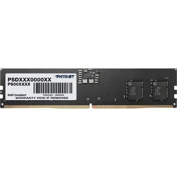 Operační paměť Patriot Signature 16GB DDR5 5600MT/s Operační paměť, DDR5, 16GB, 5600MT/s, CL46, 1,1V, černá PSD516G560081