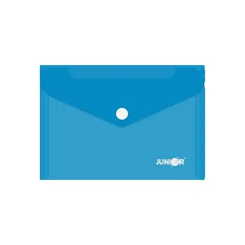 Obal s patentkou PP/A6, průhledný/modrý