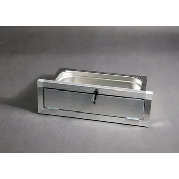 Dóza na potraviny Výsuvný krmný pult s gastronádobami KPVG17 - koupací