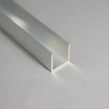 Stavební profil Hliníkový U profil HU25 6m 25 x 25 x 2 mm