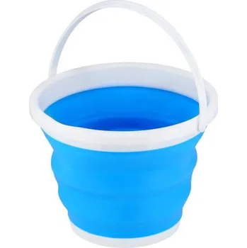 Kempingové nádobí NILS CAMP Skládací kbelík NC1731 modrý 10 l