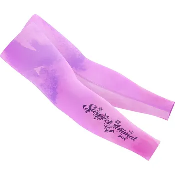 Cyklistické návleky Dámské cyklistické návleky na ruce AQUARELLE pink - Růžová / S - M