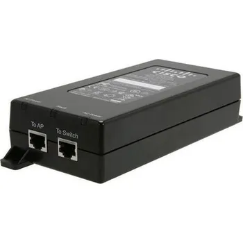 Notebook Cisco AIR-PWRINJ6= PoE injektor, 30W, 2x RJ-45, 802.3at, pro Aironet AP, černý AIR-PWRINJ6=