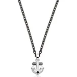 S'Agapõ Ocelový náhrdelník pro muže Kotva Nautika SNK06 + 2 měsíce na vrácení zboží