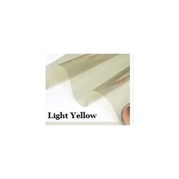 Okenní dekorace Dekorativní UV fólie na okno | ochranná fólie, transparentní fólie - světle žlutá , 30x200 cm