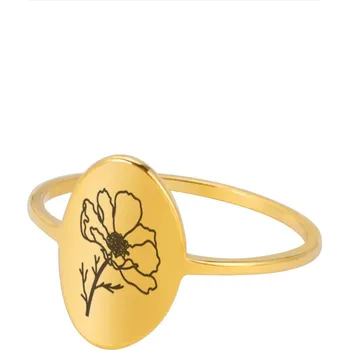 Prsten Dámský prsten s květinou z nerezové oceli | šperk - říjen Cosmos-200006157 , 8