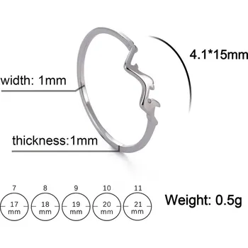 Prsten Ocelové prsteny srdce | designové prsteny - Horské ženy , 7