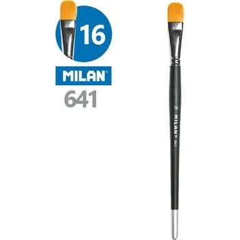 Umělecký štětec Štětec plochý MILAN č. 16 - 641