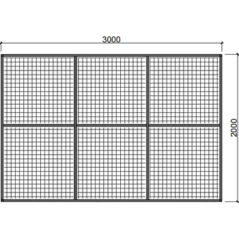 Plot Hliníkový rám RP5 Esafort 19 x 19 x 1,45 mm