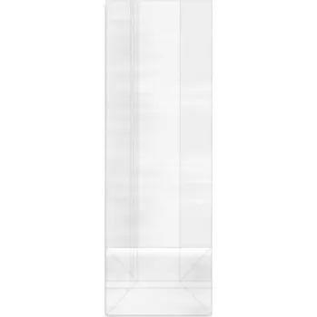 Vrecko číre (OPP) s obdĺžnikovým dnom 7+4 x 19 cm [100 ks]