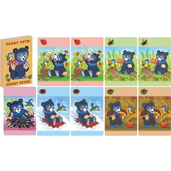 Pexeso Karty Akim Černý Petr - medvídek Baribal