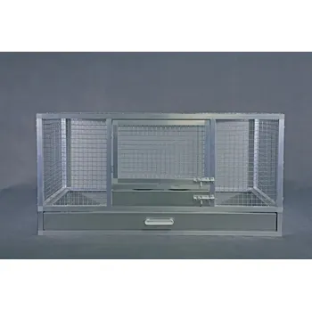 Hliníková klec s plnou zadní stranou K03