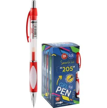 Pero gelové JUNIOR 205 0,5 mm - červené