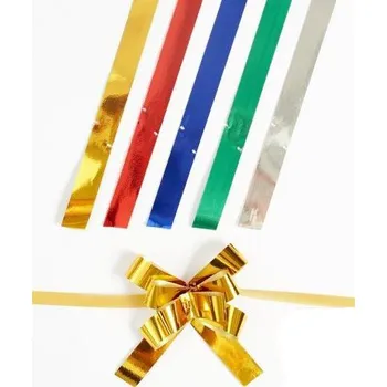 Stuha Stuha stahovací 2x50 cm metalická - mix barev, 1ks
