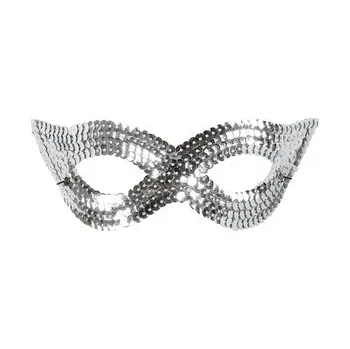 Volný čas Widmann&nbsp;Škraboška stříbrná flitrová