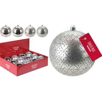 Vánoční koule - PP 100 mm / treasure, mix / 1ks