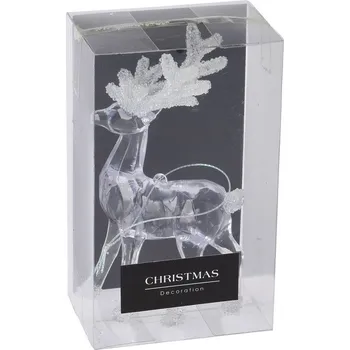 Vánoce Jelen se třpytivými parohy - dekorace
