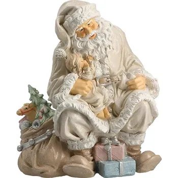Vánoce Dekorace stojící - Santa s dárky, 36cm