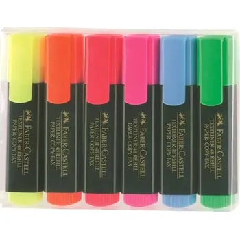 Zvýrazňovač Zvýrazňovač Faber-Castell Textliner 1548/6 set