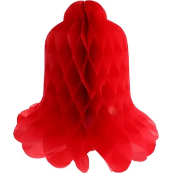 Vánoční dekorace Dekorace závěsná - Zvon papírový 30 cm