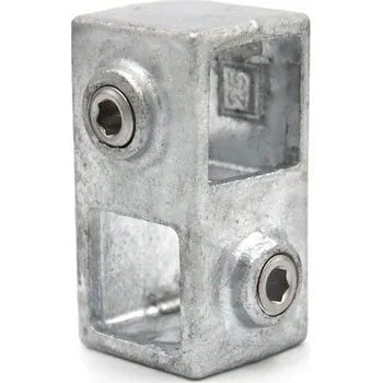 Tesařské kování Pozinkovaná spojka pro jekl 25x25mm, tvar vertikální kříž