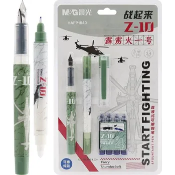 Bombičkové pero + oboustranný zmizík/liner + bombičky 4 ks M&G Start Fighting