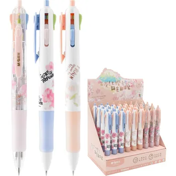 Pero kuličkové 4-barevné M&G Sakura 0,5 mm (3 barvy)