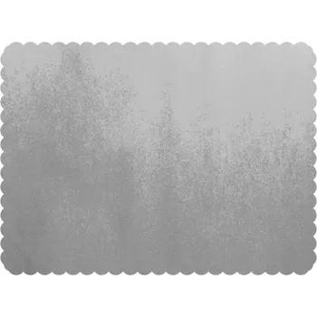 Podložky lepenkové stříbrné 30x40 cm, 25 ks