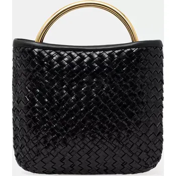 Kabelka Kožená kabelka Luisa Spagnoli 542188 černá 99X, vel. ONE SIZE