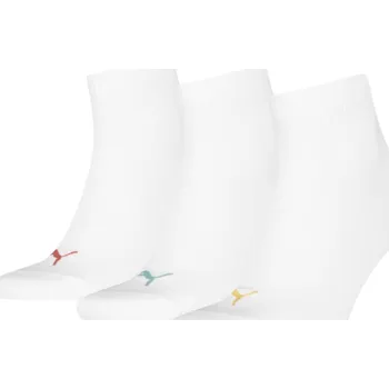 Pánské ponožky Puma skarpety PUMA UNISEX QUARTER PLAIN 3P wh 938589 22 35-38 Velikost: 43-46