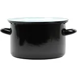 BELIS Sfinx Smaltovaný hrnec ø 28 cm - 11 l - STANDARD černý