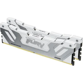 Operační paměť Kingston Fury Renegade White XMP 48GB DDR5 8400MT/s Operační paměť, DDR5, 48GB (2× 24GB kit), 8400MT/s, CUDIMM, CL40 KF584CU40RWK2-48