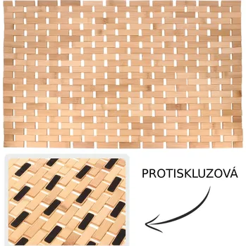 Rohožka Rohožka koupelnová 70x50 cm Barbados bambus