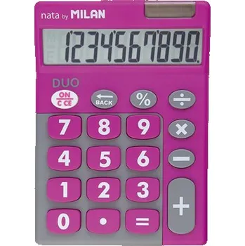 Kalkulačka Kalkulačka MILAN DUO 10-místní růžová - blistr