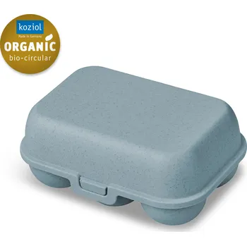 Dóza na potraviny EGG box na 6 ks vajíček Modrá ORGANIC KOZIOL (Barva-květina modrá)