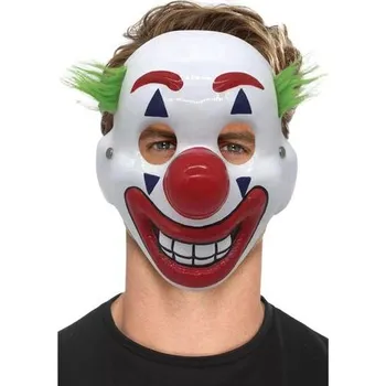 Karnevalová maska Smiffys&nbsp;Maska klaun s vlásky PVC