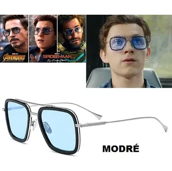 Seriál Sluneční brýle Avengers EDITH Tony Stark modré