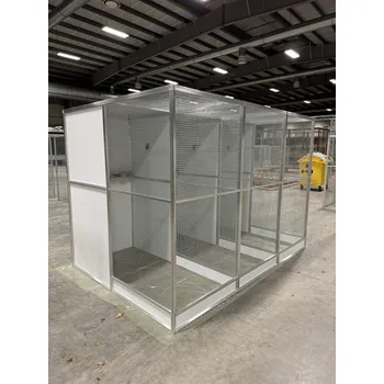 Hliníková voliéra - tři boxy