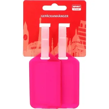 Příslušenství k zavazadlu Visačka na zavazadla 2 ks - růžová