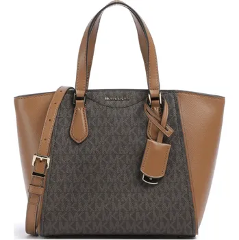 Kabelka Michael Kors Taryn small logo hnědá