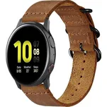 Lenuo elegantní kožený strap 20 mm (světle hnědá)