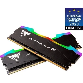Operační paměť Patriot Viper Xtreme 5 RGB 48GB 8000MT/s Operační paměť, DDR5, 48GB (2× 24GB kit), 8000MT/s, CL38, s chladičem, RGB, černá PVXR548G80C38K