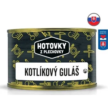 Hlavní jídlo Hotovky z plechovky Kotlíkový guláš 400ml