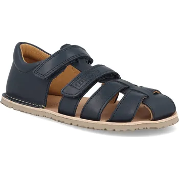 Dívčí sandály Barefoot dětské sandály Froddo - Flexy F Dark blue tmavě modré Velikost: 28