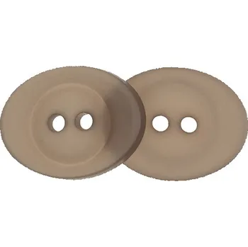 Knoflík Bellatex Knoflík sada 6 ks 16x18 mm Hnědá